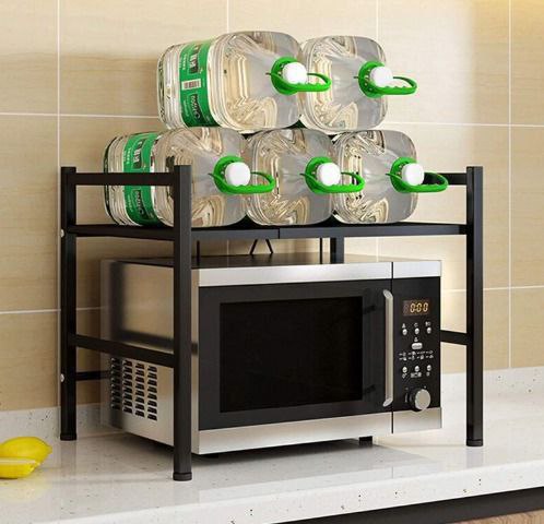 Étagère de Rangement pour Micro-Ondes – Support Pratique et Durable pour la Cuisine