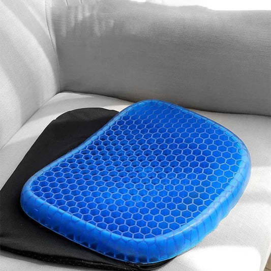 Coussin Gel Ergonomique Antidérapant – Confort Absolu au Bureau, à la Maison ou en Voiture