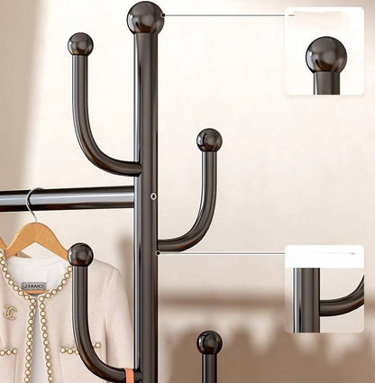 Porte-vêtements sur roulettes – Design moderne et rangement malin