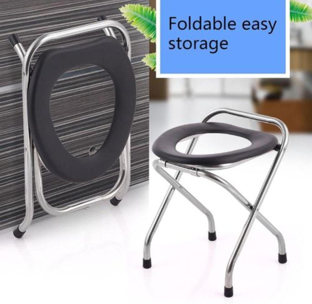 Chaise de Toilette Portable Pliable – Confort &amp; Dignité au Quotidien