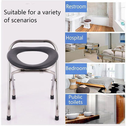 Chaise de Toilette Portable Pliable – Confort &amp; Dignité au Quotidien