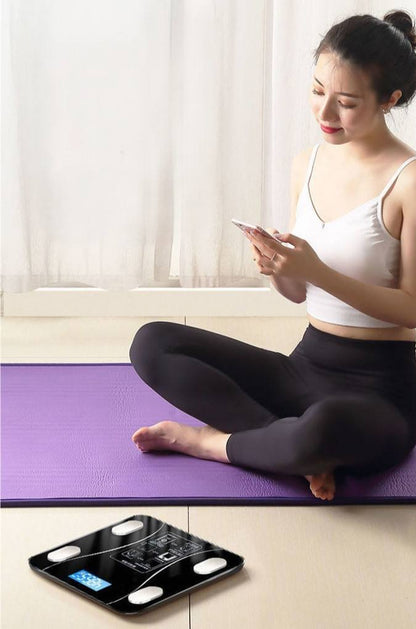 Balance de Bain Connectée Wi-Fi – Analyse Complète de la Composition Corporelle avec 17 Fonctions &amp; Application Smart Life