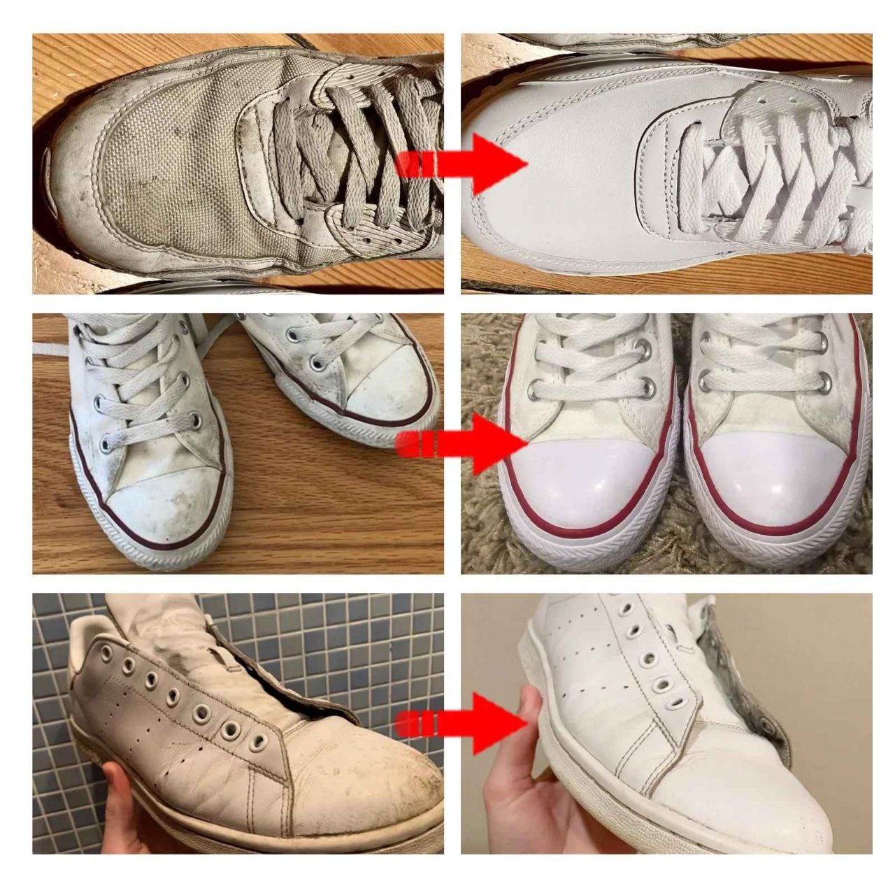 Crème Nettoyante pour Chaussures Blanches – Restaurez l’Éclat de Vos Sneakers