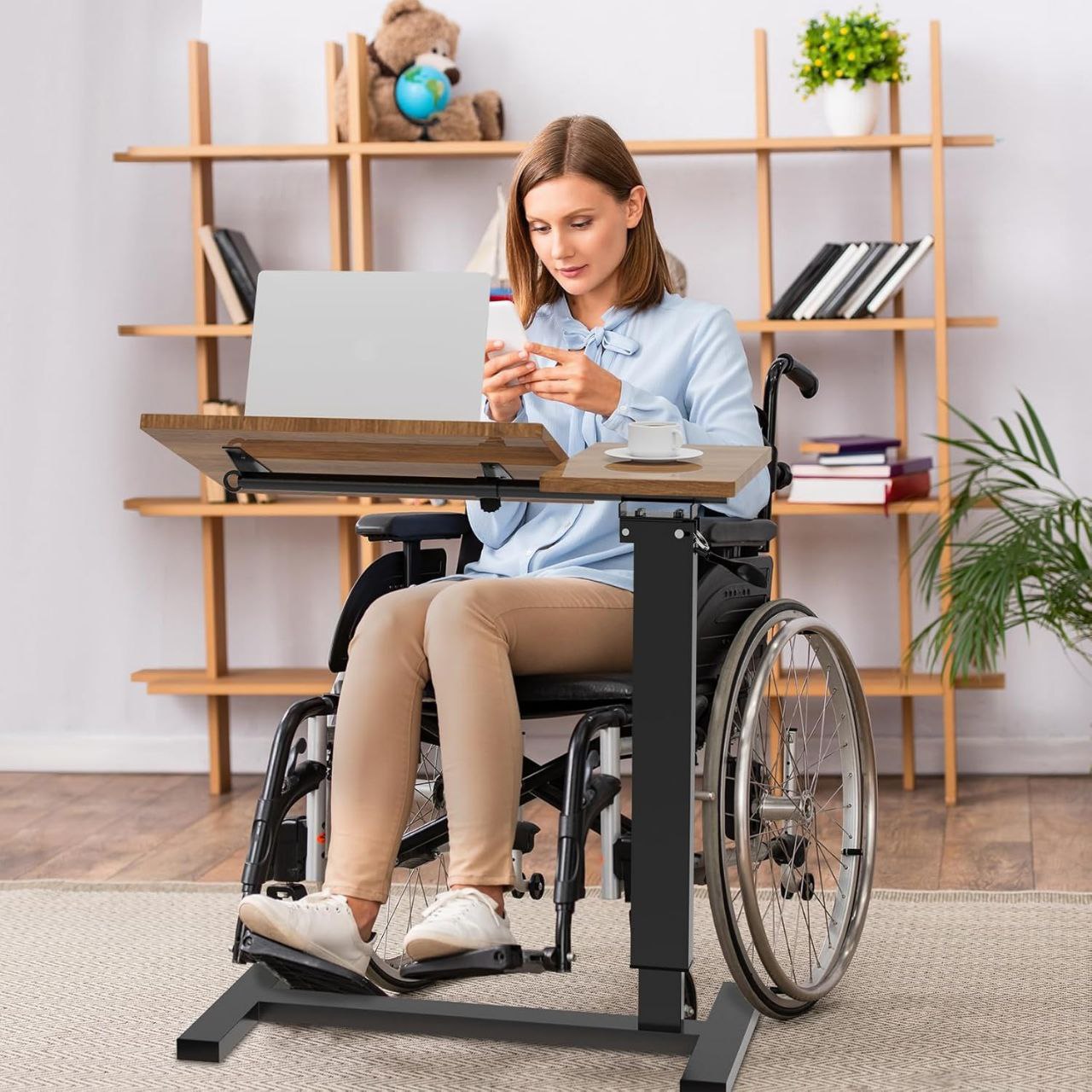 Table réglable pour ordinateur portable – support polyvalent pour lit, canapé ou balcon