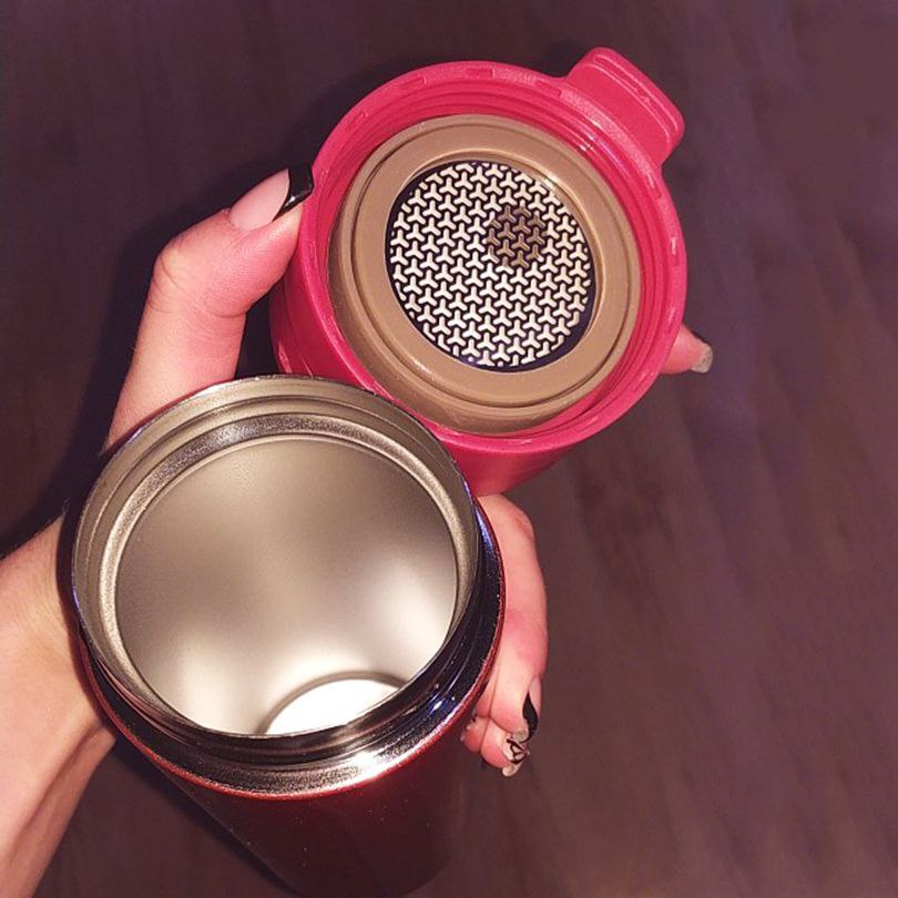 Mug Isotherme 380 ml Étanche en Acier Inoxydable – Thermos Portable pour Café, Thé et Voyages