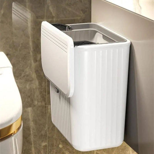 Poubelle Suspendue avec Couvercle – 9 L