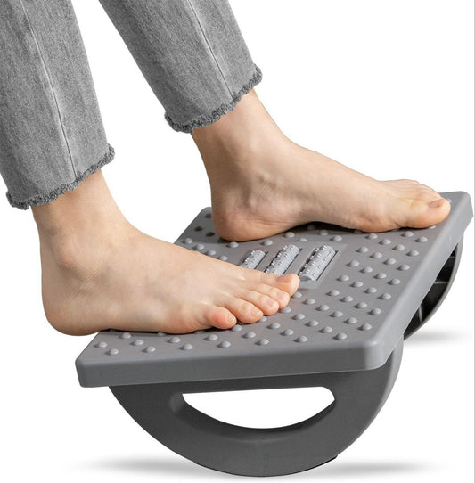 Repose-Pieds Ergonomique à Bascule – Pour un Confort Total, Même Assis !