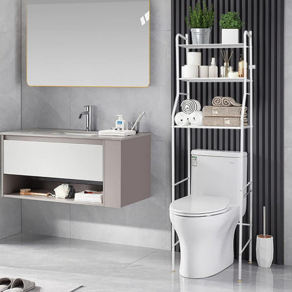 Étagère de Rangement au-Dessus des Toilettes – Organisateur Salle de Bain Gain de Place
