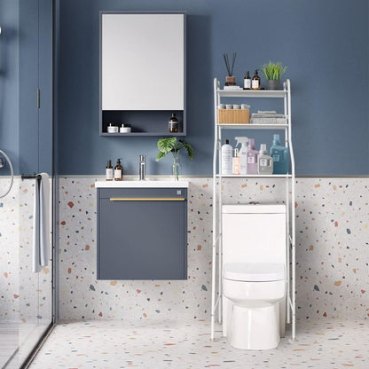 Étagère de Rangement au-Dessus des Toilettes – Organisateur Salle de Bain Gain de Place