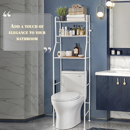 Étagère de Rangement au-Dessus des Toilettes – Organisateur Salle de Bain Gain de Place