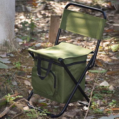 Chaise de Camping Pliable avec Sac Isotherme Intégré – Portable, Légère et Ultra Résistante
