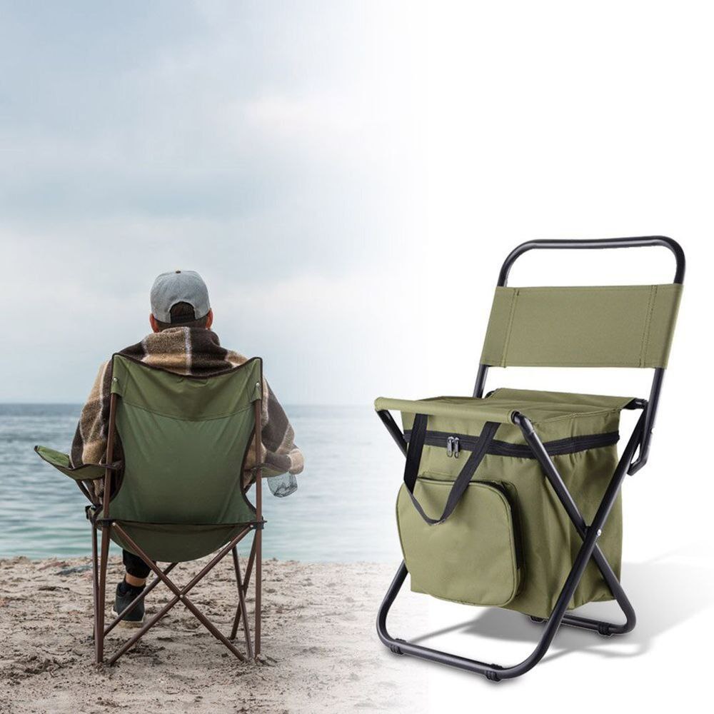 Chaise de Camping Pliable avec Sac Isotherme Intégré – Portable, Légère et Ultra Résistante
