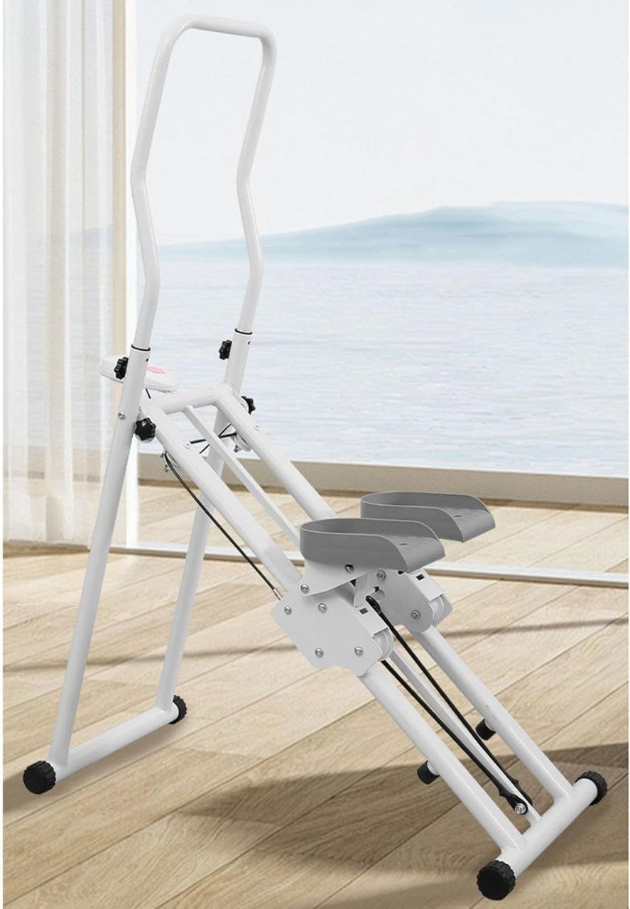 Stepper Fitness Pliable avec Compteur – Machine Escalier Maison pour Perte de Poids & Cardio