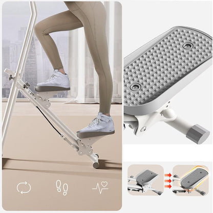 Stepper Fitness Pliable avec Compteur – Machine Escalier Maison pour Perte de Poids & Cardio