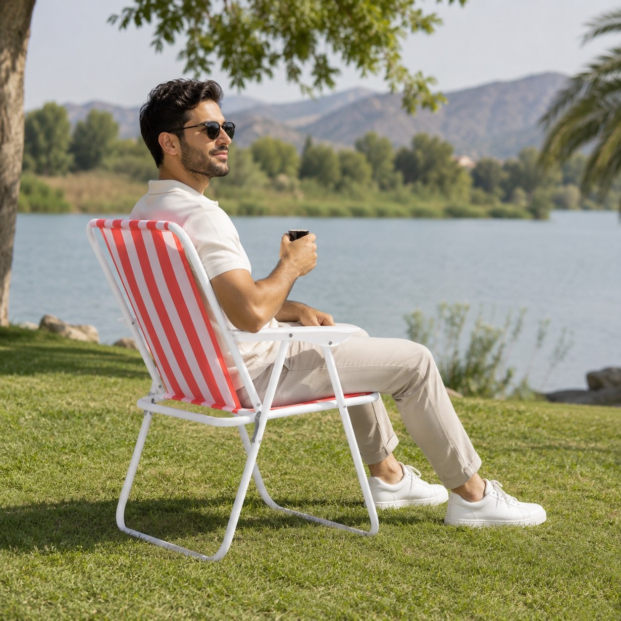 Chaise d’été pratique pour plage & sorties – légère, confortable et facile à transporter