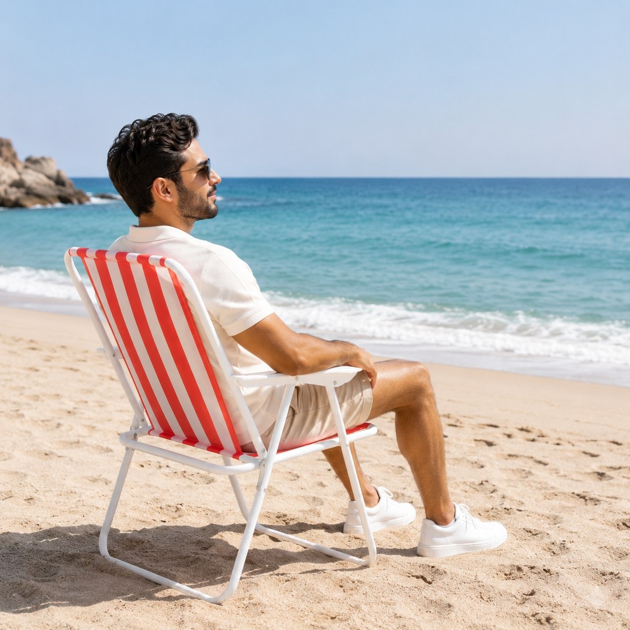 Chaise d’été pratique pour plage & sorties – légère, confortable et facile à transporter