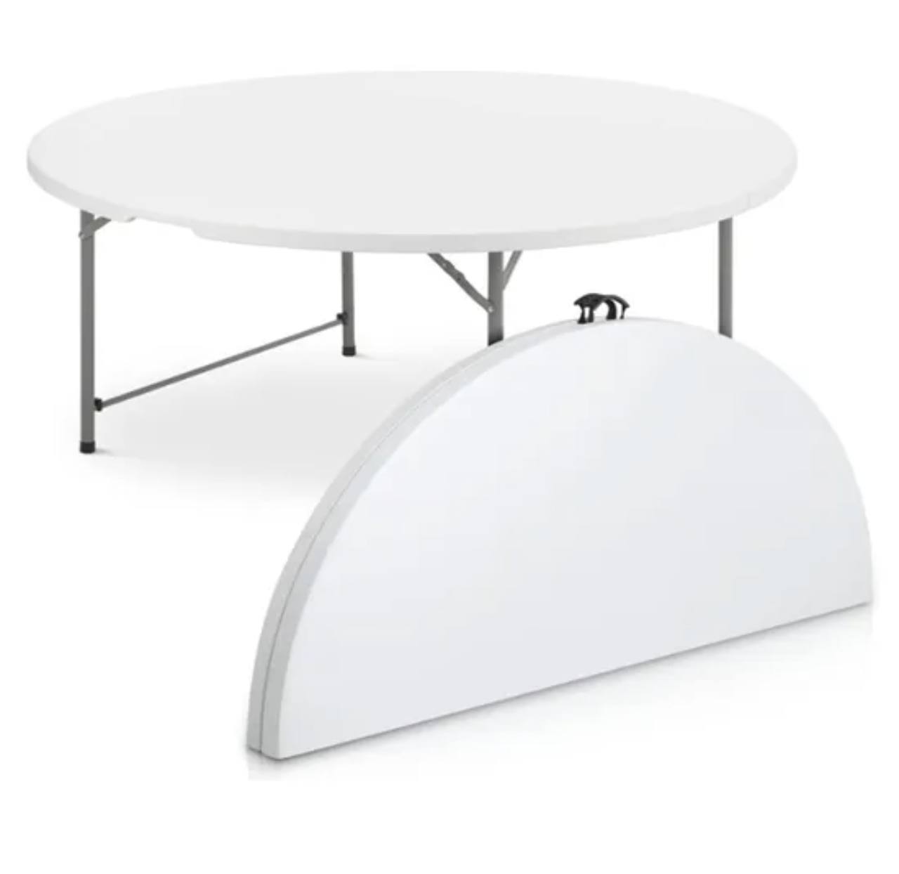 ✨ Table Ronde Pliante – La solution idéale pour gagner de l’espace et profiter en famille ✨