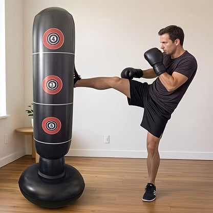 Libérez votre énergie et entraînez-vous à domicile avec le sac de boxe gonflable !&nbsp;