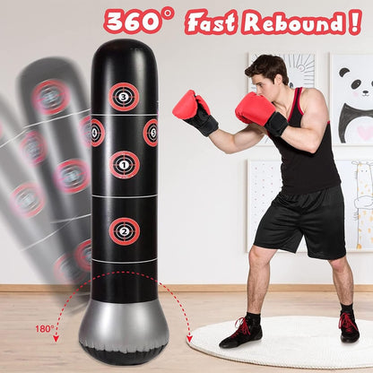 Libérez votre énergie et entraînez-vous à domicile avec le sac de boxe gonflable !&nbsp;