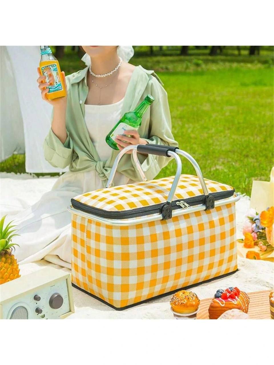 Panier de Pique-Nique Isotherme Pliable – Votre allié indispensable pour l’été